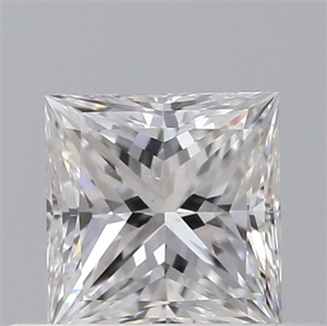 Foto Diamante Natural 0.40 quilates, Princesa , Color D, claridad VS2 y certificado GIA de
