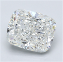 Natural Diamond 3.02 Carats, Cushion with  Cut, H Color, VS1 Clarity and Certified by GIA