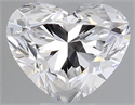 Natural Diamond 0.32 Carats, Heart with  Cut, D Color, VVS2 Clarity and Certified by GIA
