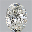 Natural Diamond 0.81 Carats, Oval with  Cut, H Color, VS1 Clarity and Certified by GIA