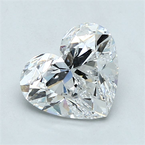 Picture of Natural Diamond 2.02 Carats, Heart with  Cut, D Color, SI1 Clarity and Certified by GIA
