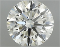 Diamante Natural 0.60 quilates, Redondo , Color K, claridad VVS1 y certificado GIA