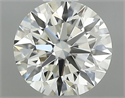 Diamante Natural 0.60 quilates, Redondo , Color K, claridad VVS1 y certificado GIA