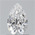 Natural Diamond 0.70 Carats, Pear with  Cut, D Color, VS1 Clarity and Certified by GIA