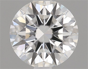 Picture of Natural Diamond 0.42 Carats, Round with Excellent Cut, D Color, VVS2 Clarity and Certified by GIA
