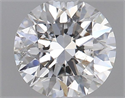 Natural Diamond 0.60 Carats, Round with Excellent Cut, F Color, SI2 Clarity and Certified by GIA