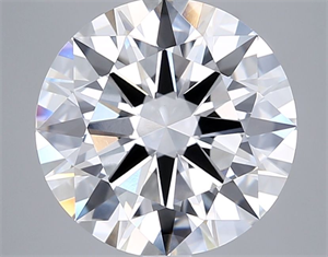 Picture of Lab Grown Diamond 5.00 Carats, Round with Ideal Cut, F Color, VVS1 Clarity and Certified by IGI