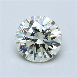 Foto Diamante Natural 5.01 quilates, Redondo , Color N, claridad SI1 y certificado GIA de