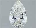 Natural Diamond 1.06 Carats, Pear with  Cut, G Color, VVS2 Clarity and Certified by IGI