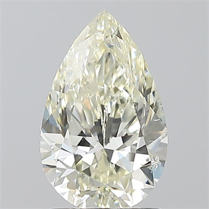 Foto Diamante Natural 1.50 quilates, De pera , Color M, claridad SI2 y certificado GIA de