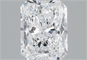 Natural Diamond 2.40 Carats, Radiant with  Cut, D Color, SI1 Clarity and Certified by GIA