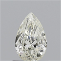 Natural Diamond 0.65 Carats, Pear with  Cut, J Color, VS2 Clarity and Certified by GIA
