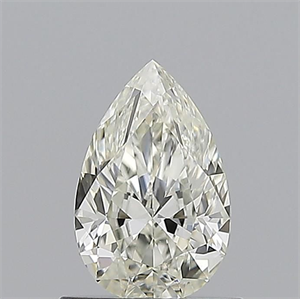 Picture of Natural Diamond 0.65 Carats, Pear with  Cut, J Color, VS2 Clarity and Certified by GIA