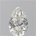 Diamante Natural 0.70 quilates, De pera , Color I, claridad VVS1 y certificado GIA