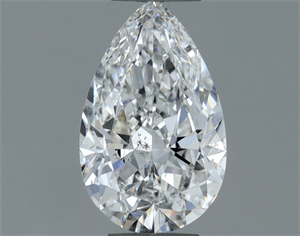 Foto Diamante Natural 0.50 quilates, De pera , Color E, claridad SI2 y certificado GIA de
