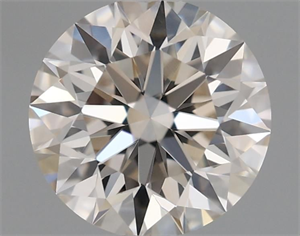 Picture of Natural Diamond 0.70 Carats, Round with Excellent Cut, J Color, VVS2 Clarity and Certified by GIA