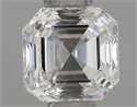Diamante Natural 0.52 quilates, Asscher , Color E, claridad SI2 y certificado IGI