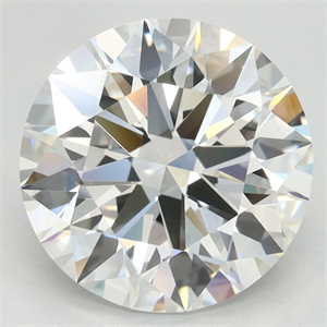 Picture of Lab Grown Diamond 4.10 Carats, Round with Ideal Cut, E Color, VVS1 Clarity and Certified by IGI
