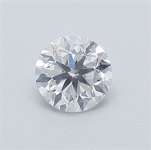 Picture of Natural Diamond 0.40 Carats, Round with Very Good Cut, E Color, SI2 Clarity and Certified by GIA