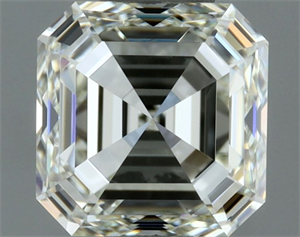 Picture of Natural Diamond 1.00 Carats, Asscher with  Cut, J Color, VVS1 Clarity and Certified by IGI