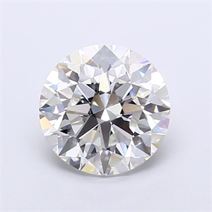 Picture of Lab Grown Diamond 6.01 Carats, Round with Ideal Cut, G Color, VVS2 Clarity and Certified by IGI