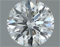 Natural Diamond 0.70 Carats, Round with Excellent Cut, G Color, SI2 Clarity and Certified by IGI