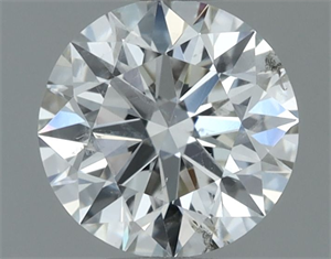 Picture of Natural Diamond 0.70 Carats, Round with Excellent Cut, G Color, SI2 Clarity and Certified by IGI