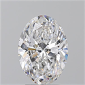 Natural Diamond 3.02 Carats, Oval with  Cut, D Color, SI2 Clarity and Certified by GIA