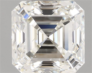Picture of Natural Diamond 1.00 Carats, Asscher with  Cut, H Color, VS2 Clarity and Certified by IGI