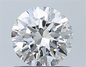 Foto Diamante Natural 0.72 quilates, Redondo , Color G, claridad SI1 y certificado GIA de