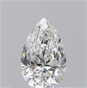 Diamante Natural 0.50 quilates, De pera , Color G, claridad VS2 y certificado GIA