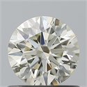 Natural Diamond 0.61 Carats, Round with Excellent Cut, N Color, SI2 Clarity and Certified by GIA