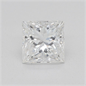 Diamante Natural 0.75 quilates, Princesa , Color F, claridad VS1 y certificado GIA