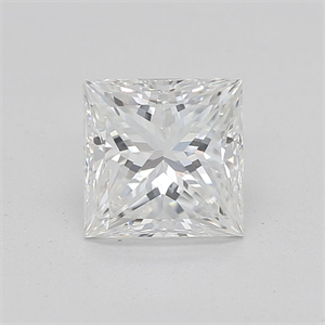 Foto Diamante Natural 0.75 quilates, Princesa , Color F, claridad VS1 y certificado GIA de