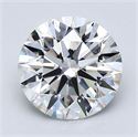 Natural Diamond 2.01 Carats, Round with Excellent Cut, F Color, VS1 Clarity and Certified by GIA