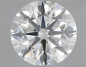 Picture of Natural Diamond 0.80 Carats, Round with Excellent Cut, I Color, SI1 Clarity and Certified by GIA