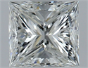 Diamante Natural 0.89 quilates, Princesa , Color H, claridad VVS1 y certificado GIA