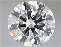 Lab Grown Diamond 7.04 Carats, Round with Excellent Cut, F Color, VVS2 Clarity and Certified by IGI