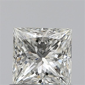 Foto Diamante Natural 0.61 quilates, Princesa , Color J, claridad SI2 y certificado GIA de