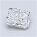 Natural Diamond 1.20 Carats, Radiant with  Cut, E Color, VS1 Clarity and Certified by GIA
