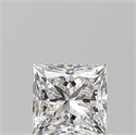 Diamante Natural 0.61 quilates, Princesa , Color G, claridad SI1 y certificado GIA