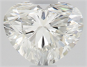 Natural Diamond 0.50 Carats, Heart with  Cut, H Color, VVS1 Clarity and Certified by GIA
