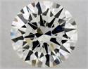 Natural Diamond 0.73 Carats, Round with Excellent Cut, J Color, VVS1 Clarity and Certified by IGI