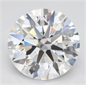 Lab Grown Diamond 3.02 Carats, Round with Ideal Cut, D Color, IF Clarity and Certified by IGI