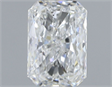 Natural Diamond 1.03 Carats, Radiant with  Cut, E Color, SI1 Clarity and Certified by GIA