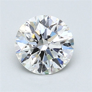 Picture of Natural Diamond 1.16 Carats, Round with Excellent Cut, F Color, VVS1 Clarity and Certified by GIA