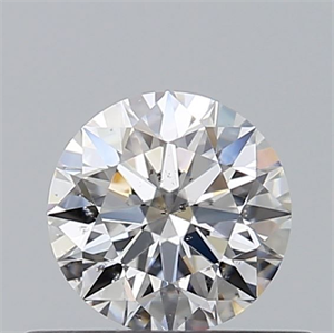 Picture of Natural Diamond 0.46 Carats, Round with Excellent Cut, E Color, SI2 Clarity and Certified by GIA