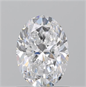 Natural Diamond 1.01 Carats, Oval with  Cut, D Color, VS1 Clarity and Certified by GIA