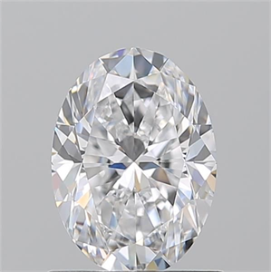 Picture of Natural Diamond 1.01 Carats, Oval with  Cut, D Color, VS1 Clarity and Certified by GIA