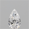 Natural Diamond 0.50 Carats, Pear with  Cut, D Color, VS1 Clarity and Certified by GIA